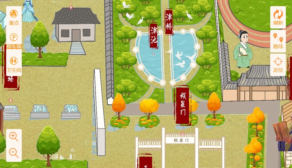 宝丰手绘地图景区语音讲解导览系统：智慧景区建设的基石